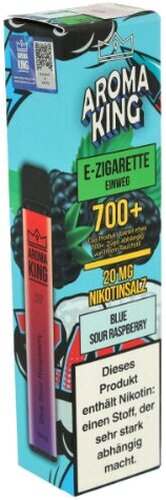 Aroma King 700+ Blue Sour Raspberry Einweg E-Zigarette 20mg Aroma King 700+ Blue Sour Raspberry Einweg E-Zigarette 20mg