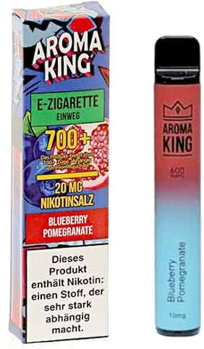 AROMA KING 700+ Blueberry Pomegranate Einweg E-Shisha 20mg Nikotinsalz