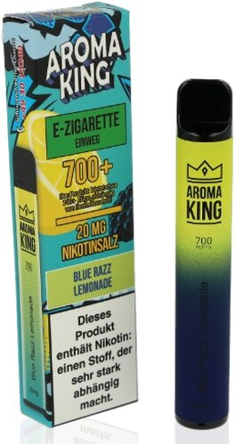 Aroma King 700+ Einweg E-Shisha Blue Razz Lemonade 20 mg Nikotin