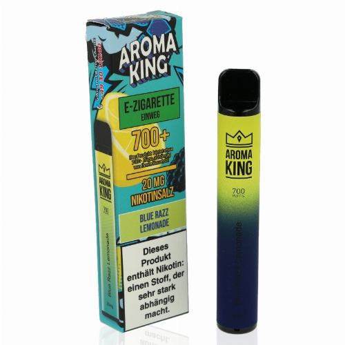 Aroma King 700+ Einweg E-Shisha Blue Razz Lemonade 20 mg Nikotin Aroma King 700+ Einweg E-Shisha Blue Razz Lemonade 20 mg Nikotin