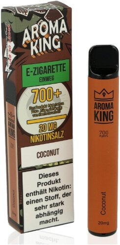 Aroma King 700+ Einweg E-Shisha Coconut 20 mg Nikotin