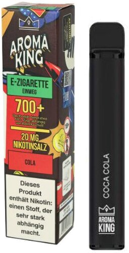 AROMA KING 700+ Cola-Aroma Einweg E-Shisha 20mg Nikotinsalz