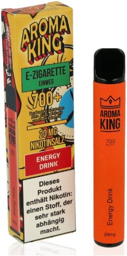 Aroma King 700+ Einweg E-Shisha Energy Drink 20 mg Nikotin