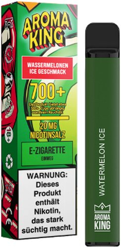 AROMA KING 700+ Wassermelone & Ice Einweg E-Shisha 20mg Nikotinsalz