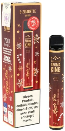 Aroma King Apple Pie Merry Christmas Edition Einweg E-Shisha 20mg Aroma King Apple Pie Merry Christmas Edition Einweg E-Shisha 20mg