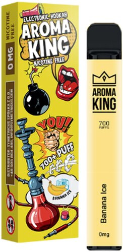 Aroma King Banana Ice Einweg e-Shisha ohne Nikotin