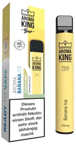 Aroma King Bar Banana Ice Einweg E-Shisha 20mg