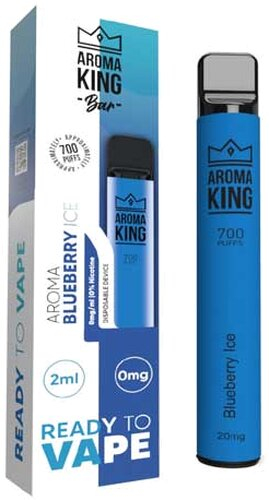 Aroma King Bar Blueberry Ice Einweg E-Shisha 0mg