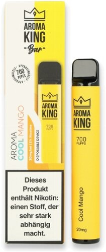 Aroma King Bar Cool Mango Einweg E-Shisha 20mg Aroma King Bar Cool Mango Einweg E-Shisha 20mg
