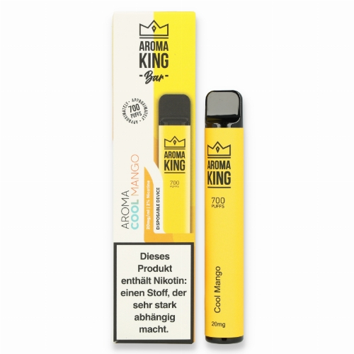 Aroma King Bar Cool Mango Einweg E-Shisha 20mg Aroma King Bar Cool Mango Einweg E-Shisha 20mg