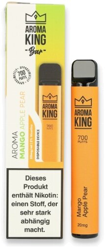 Aroma King Bar Mango Apple Pear Einweg E-Shisha 20mg