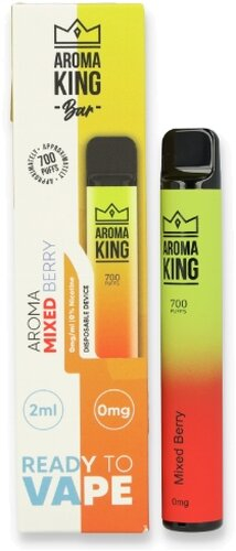 Aroma King Bar Mixed Berry Einweg E-Shisha Nikotinfrei Aroma King Bar Mixed Berry Einweg E-Shisha Nikotinfrei