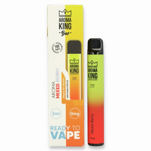 Aroma King Bar Mixed Berry Einweg E-Shisha Nikotinfrei Aroma King Bar Mixed Berry Einweg E-Shisha Nikotinfrei