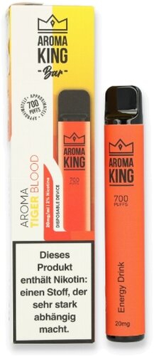 Aroma King Bar Tiger Blood Energy Einweg E-Shisha 20mg