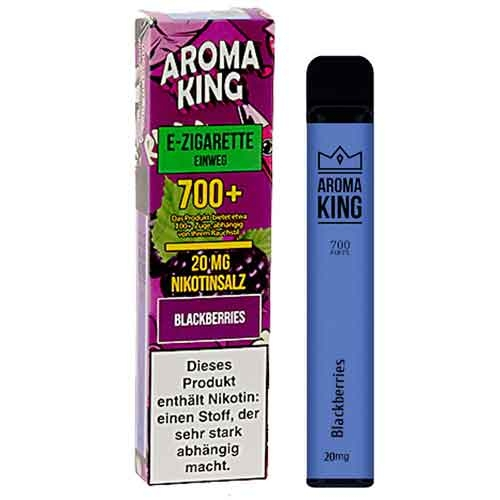 Aroma King Blackberries Einweg e-Shisha ca. 700 Züge 20mg Aroma King Blackberries Einweg e-Shisha ca. 700 Züge 20mg