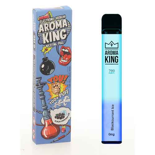 Aroma King Blackcurrant Ice Einweg e-Shisha ohne Nikotin ca. 700 Züge Aroma King Blackcurrant Ice Einweg e-Shisha ohne Nikotin ca. 700 Züge