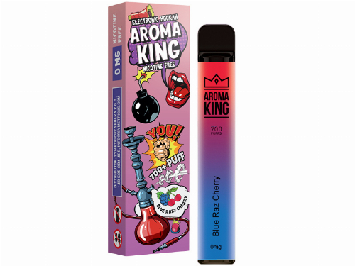 Aroma King Blue Raz Cherry Einweg e-Shisha ohne Nikotin ca. 700 Züge Aroma King Blue Raz Cherry Einweg e-Shisha ohne Nikotin ca. 700 Züge