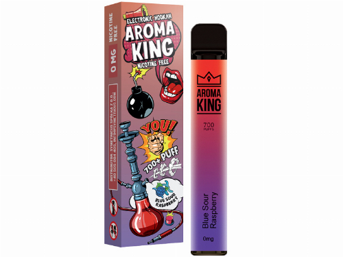Aroma King Blue Sour Raspberry Einweg e-Shisha ohne Nikotin ca. 700 Züge Aroma King Blue Sour Raspberry Einweg e-Shisha ohne Nikotin ca. 700 Züge
