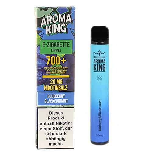 Aroma King Blueberry Blackcurrant Einweg e-Shisha ca. 700 Züge 20mg Aroma King Blueberry Blackcurrant Einweg e-Shisha ca. 700 Züge 20mg