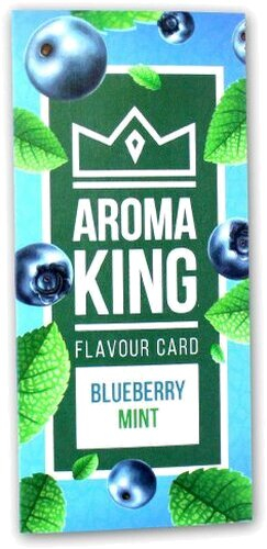 Aroma King Blueberry Mint Flavour Card