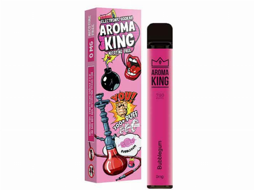 Aroma King Bubble Gum Einweg e-Shisha ohne Nikotin ca. 700 Züge Aroma King Bubble Gum Einweg e-Shisha ohne Nikotin ca. 700 Züge