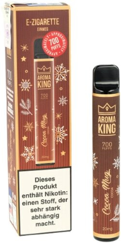 Aroma King Cocoa Mug Merry Christmas Edition Einweg E-Shisha 20mg Aroma King Cocoa Mug Merry Christmas Edition Einweg E-Shisha 20mg