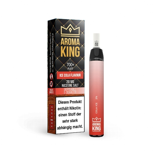 AROMA KING Cola Ice Einweg E-Shisha 20mg Nikotinsalz AROMA KING Cola Ice Einweg E-Shisha 20mg Nikotinsalz