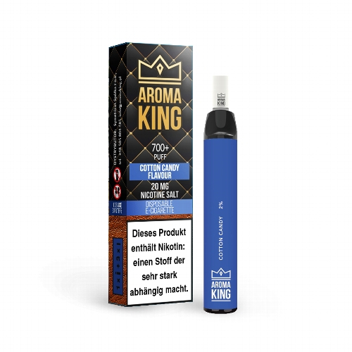 AROMA KING Cotton Candy Einweg E-Shisha 20mg Nikotinsalz AROMA KING Cotton Candy Einweg E-Shisha 20mg Nikotinsalz