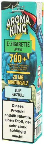 Aroma King Einweg E-Zigarette Blue Razz Bull 20mg