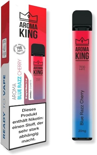 Aroma King Einweg E-Zigarette Blue Razz Cherry 20mg
