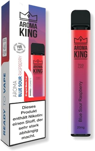 Aroma King Einweg E-Zigarette Blue Sour Raspberry 20mg Aroma King Einweg E-Zigarette Blue Sour Raspberry 20mg
