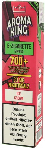 Aroma King Einweg E-Zigarette Ice Cream 20mg Aroma King Einweg E-Zigarette Ice Cream 20mg