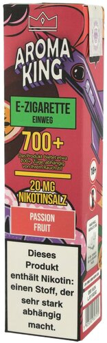 Aroma King Einweg E-Zigarette Passion Fruit 20mg