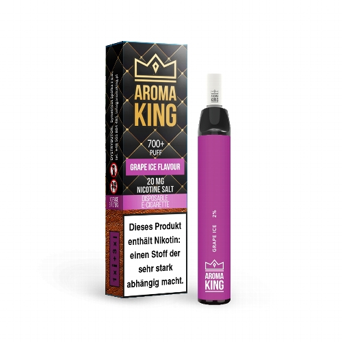 AROMA KING Grape Ice Einweg E-Shisha 20mg Nikotinsalz AROMA KING Grape Ice Einweg E-Shisha 20mg Nikotinsalz