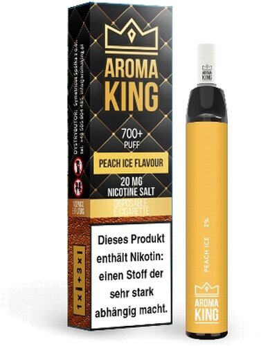 AROMA KING Peach Ice Einweg E-Shisha 20mg Nikotinsalz AROMA KING Peach Ice Einweg E-Shisha 20mg Nikotinsalz