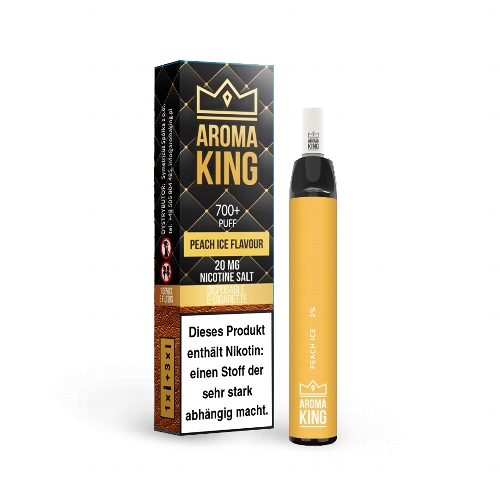 AROMA KING Peach Ice Einweg E-Shisha 20mg Nikotinsalz AROMA KING Peach Ice Einweg E-Shisha 20mg Nikotinsalz
