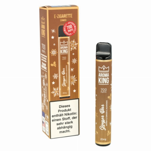 Aroma King Ginger Bar Merry Christmas Edition Einweg E-Shisha 20mg Aroma King Ginger Bar Merry Christmas Edition Einweg E-Shisha 20mg