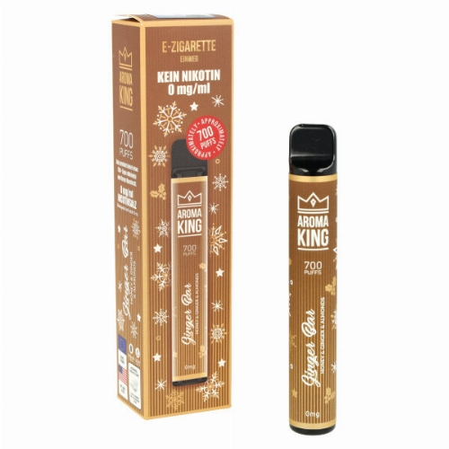 Aroma King Ginger Bar Merry Christmas Edition Einweg E-Shisha Nikotinfrei Aroma King Ginger Bar Merry Christmas Edition Einweg E-Shisha Nikotinfrei