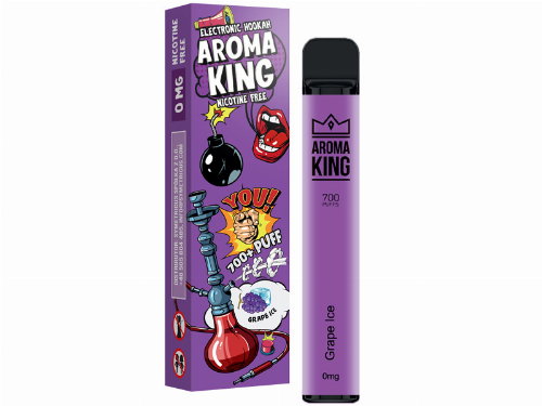 Aroma King Grape Ice Einweg e-Shisha ohne Nikotin Aroma King Grape Ice Einweg e-Shisha ohne Nikotin