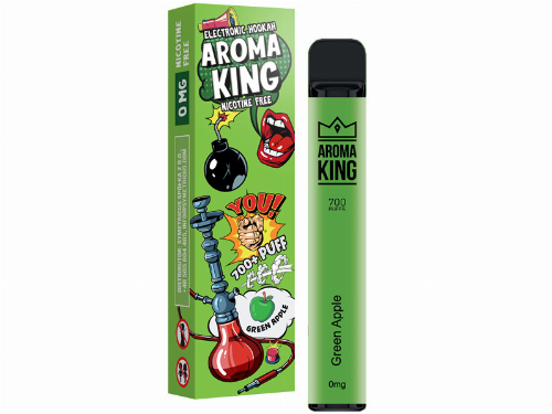 Aroma King Green Apple Einweg e-Shisha ohne Nikotin ca. 700 Züge Aroma King Green Apple Einweg e-Shisha ohne Nikotin ca. 700 Züge