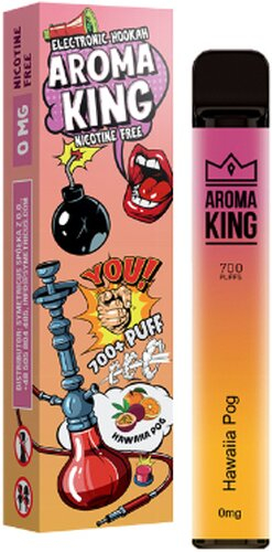 Aroma King Hawaiian Pog Einweg e-Shisha ohne Nikotin ca. 700 Züge