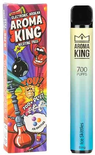 Aroma King Ice Skittles Einweg e-Shisha ohne Nikotin ca. 700 Züge