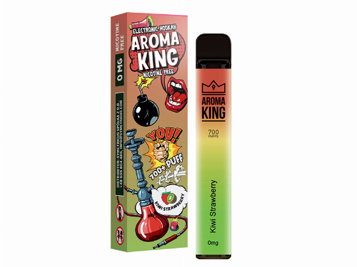 Aroma King Kiwi Strawberry Einweg e-Shisha ohne Nikotin ca. 700 Züge Aroma King Kiwi Strawberry Einweg e-Shisha ohne Nikotin ca. 700 Züge