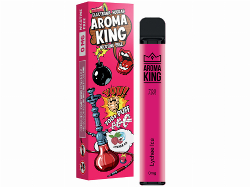 Aroma King Lychee Ice Einweg e-Shisha ohne Nikotin ca. 700 Züge Aroma King Lychee Ice Einweg e-Shisha ohne Nikotin ca. 700 Züge