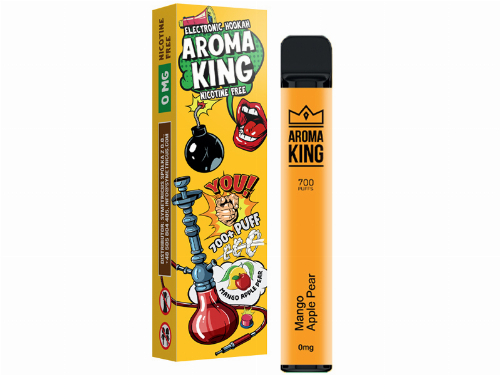 Aroma King Mango Apfel Pear Einweg e-Shisha ohne Nikotin ca. 700 Züge Aroma King Mango Apfel Pear Einweg e-Shisha ohne Nikotin ca. 700 Züge