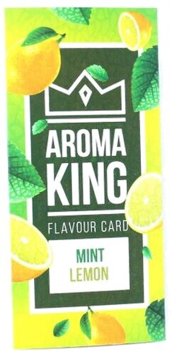 Aroma King Mint Lemon Flavour Card Aroma King Mint Lemon Flavour Card