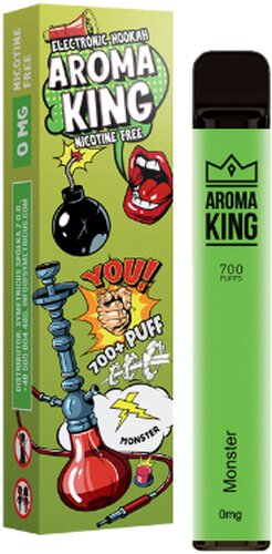 Aroma King Monster Einweg e-Shisha ohne Nikotin ca. 700 Züge