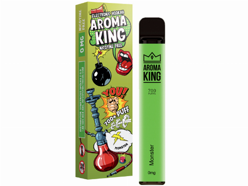 Aroma King Monster Einweg e-Shisha ohne Nikotin ca. 700 Züge Aroma King Monster Einweg e-Shisha ohne Nikotin ca. 700 Züge