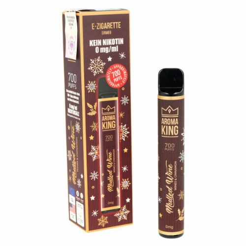 Aroma King Mulled Wine Merry Christmas Edition Einweg E-Shisha Nikotinfrei Aroma King Mulled Wine Merry Christmas Edition Einweg E-Shisha Nikotinfrei