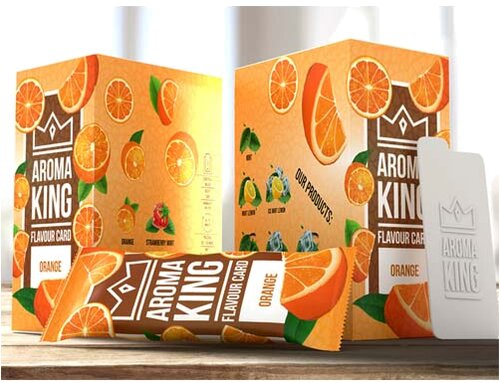Aroma King Orange Flavour Card Aroma King Orange Flavour Card